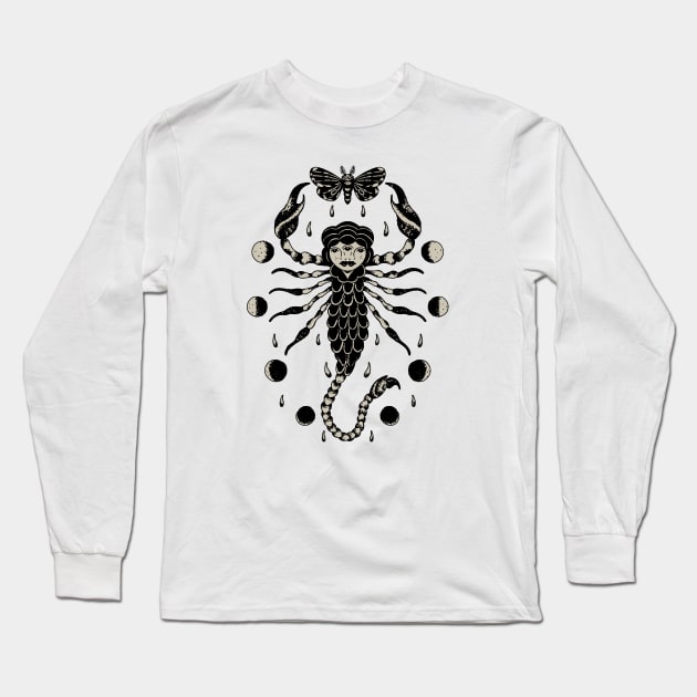 Scorpion Queen Long Sleeve T-Shirt by Hard Candy